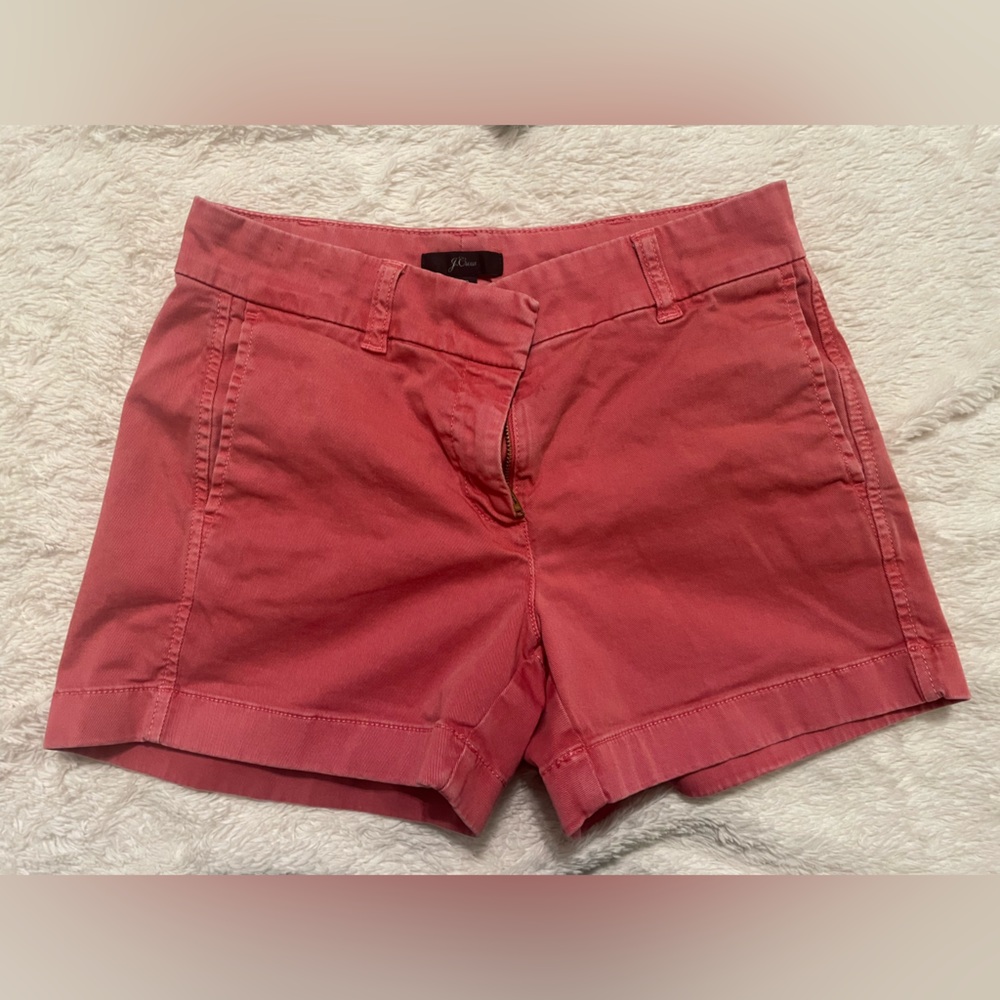 J. Crew Red Chino Shorts